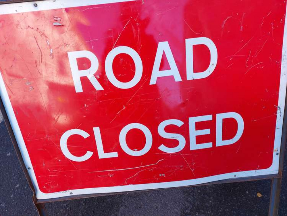 Sadly the police have now said that the man died at the scene - the road will remain closed Sadly the police have now said that the man died at the scene - the road will remain closed