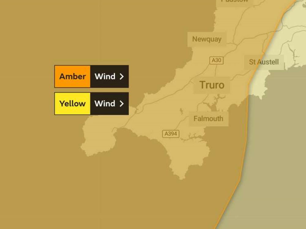 Storm Arwen is coming to Helston. Credit: Met Office.