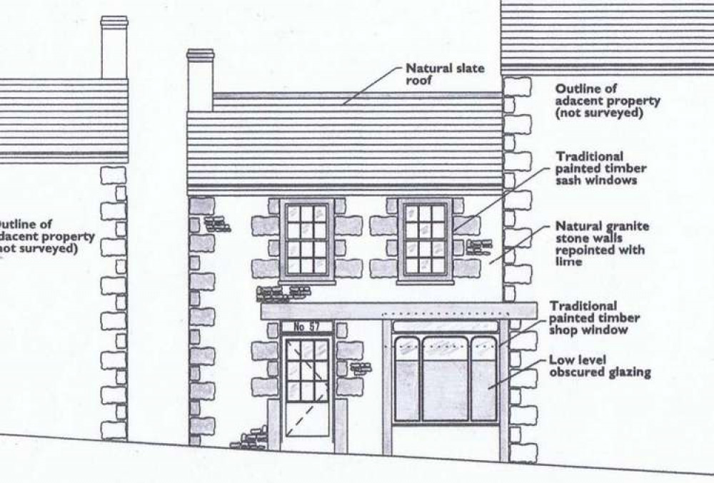 The plans to change Bumble Bee Accountancy back into residential use.