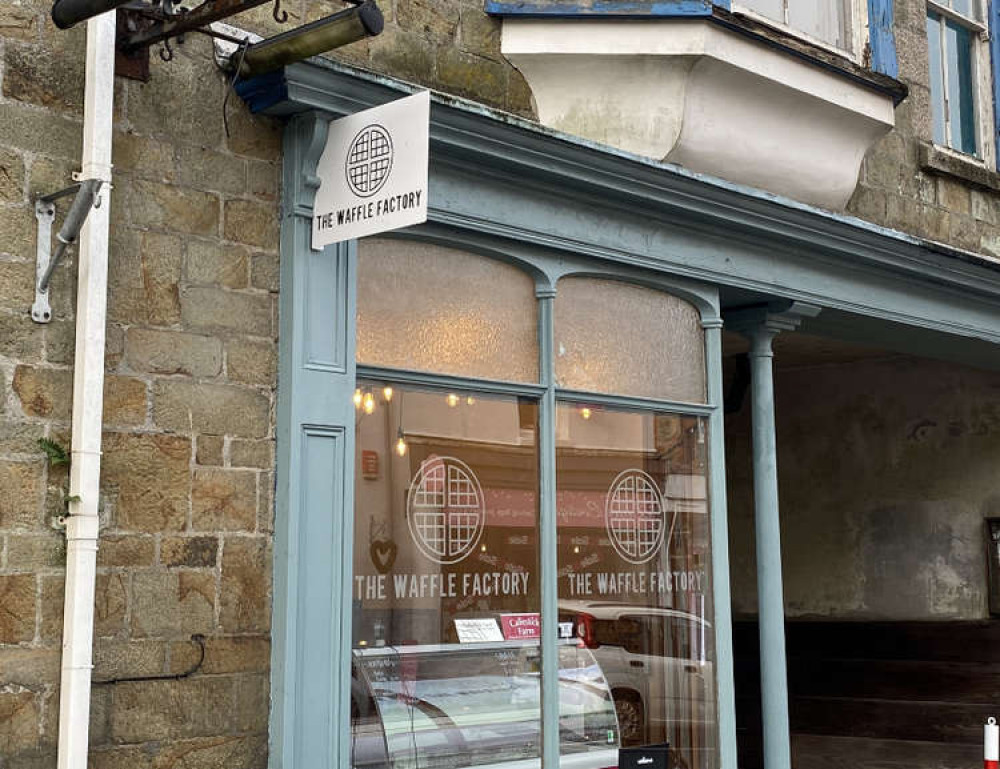 The Waffle Factory Helston was victim of a burglary on Monday evening.