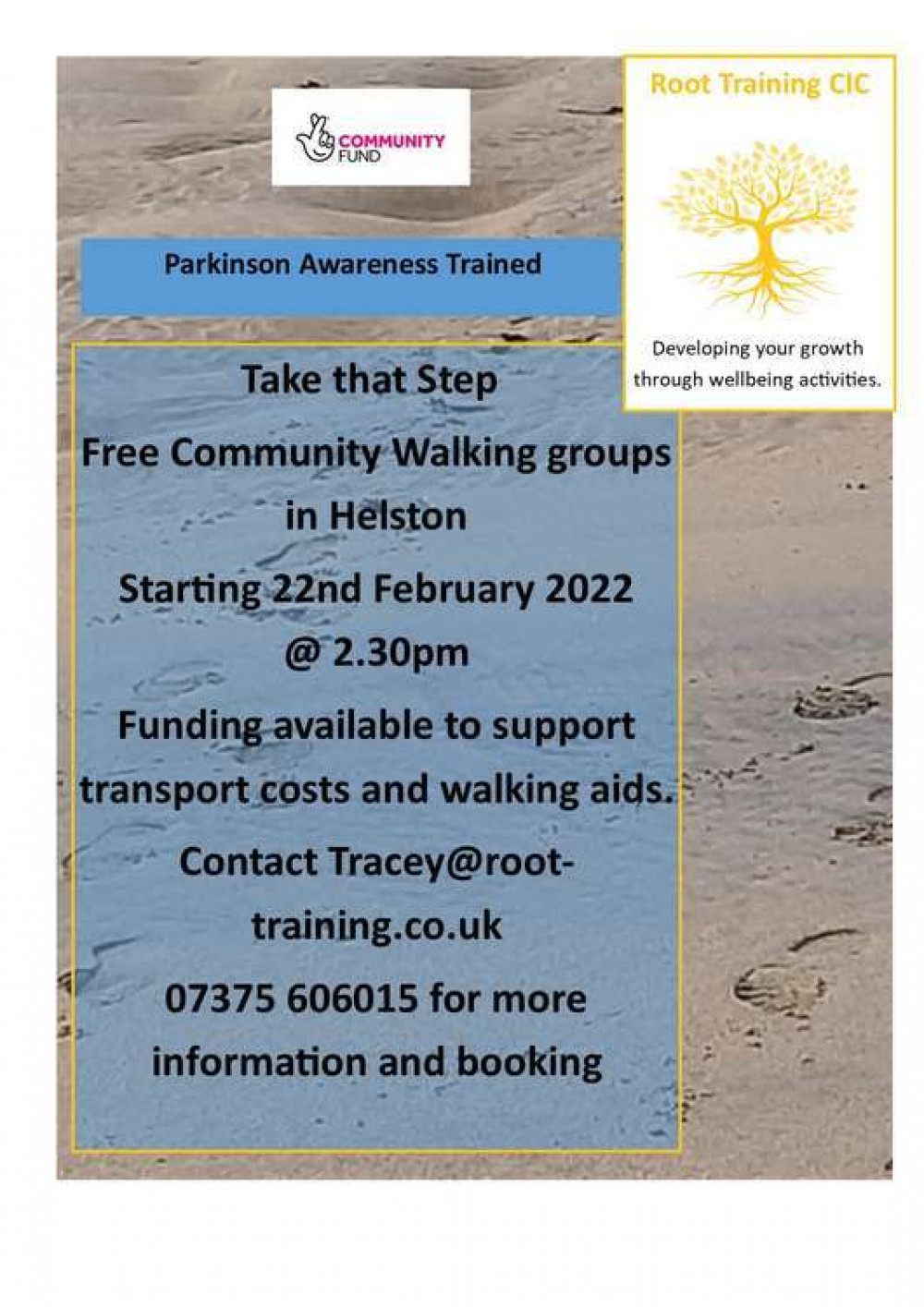 Poster for the walking group in Helston. Poster for the walking group in Helston.