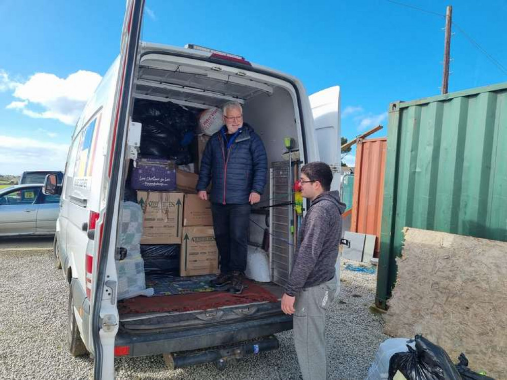 An incredible effort has seen vans full of donations going off to support the people of Ukraine.