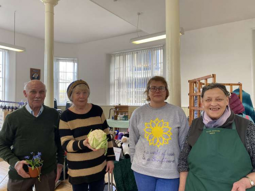 Peter, Pat, Debbie (Media Officer), and Marjorie.