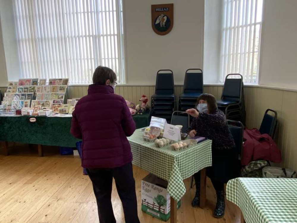 Great sense of community at Helston Country Market.