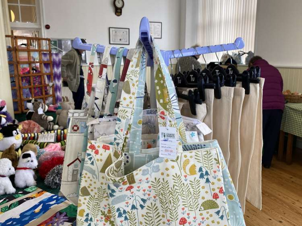 A great range of stalls at Helston Country Market.