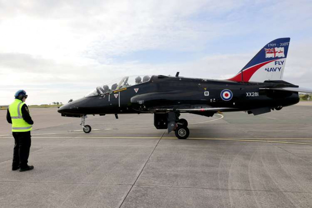 The Hawk jets will fly around the UK for the final time this March. Pictures: Royal Navy. The Hawk jets will fly around the UK for the final time this March. Pictures: Royal Navy.
