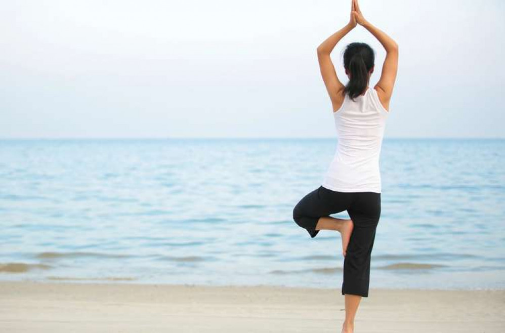 Friday yoga at Andrew Hall, Helston.