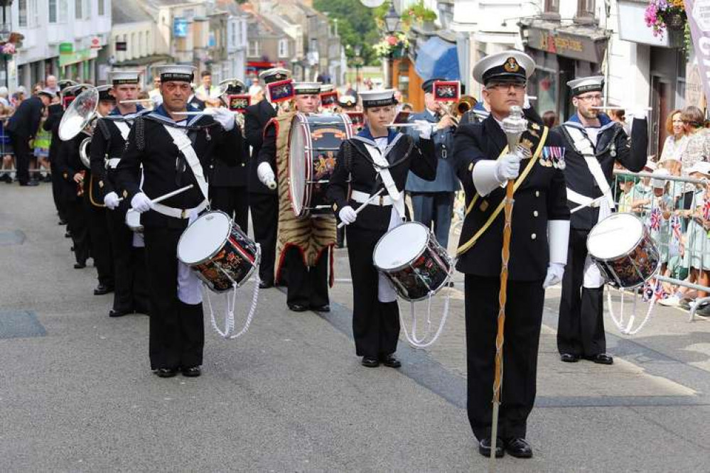 HMS Seahawk Band 2019. Credit: Royal Navy.