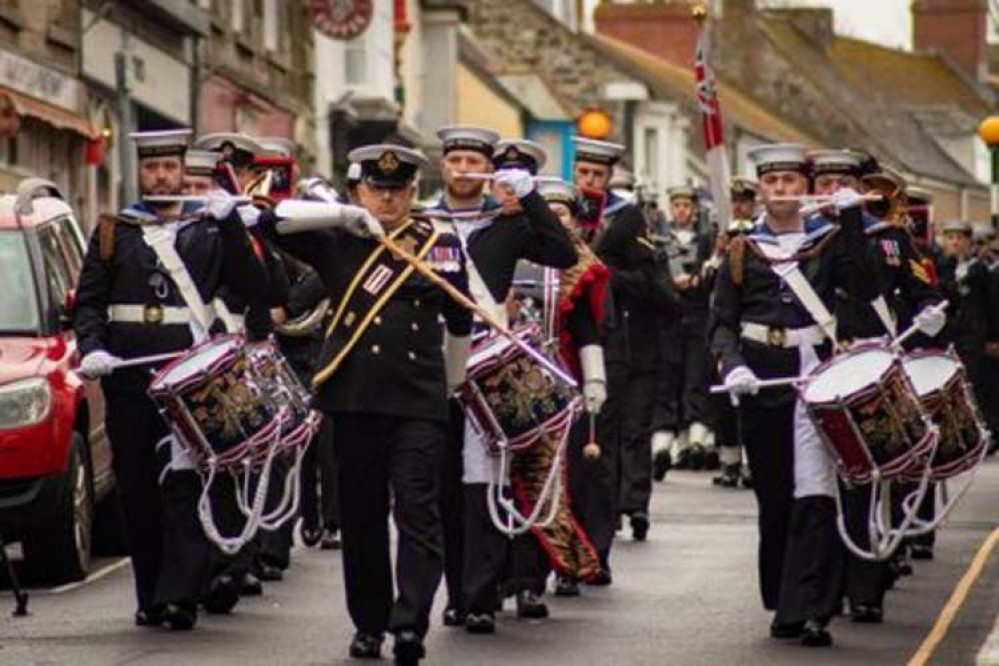 Freedom of Helston Parade returns in style. Picture shared by Richard Cooper/Cornwall in Focus.