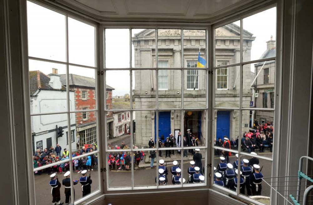 The Freedom Parade was bigger and better than ever to celebrate Culdrose's 75th anniversary. Credit: Royal Navy.