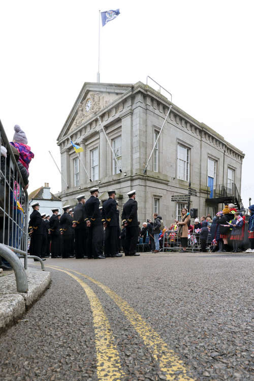 The Freedom Parade was bigger and better than ever to celebrate Culdrose's 75th anniversary. Credit: Royal Navy.