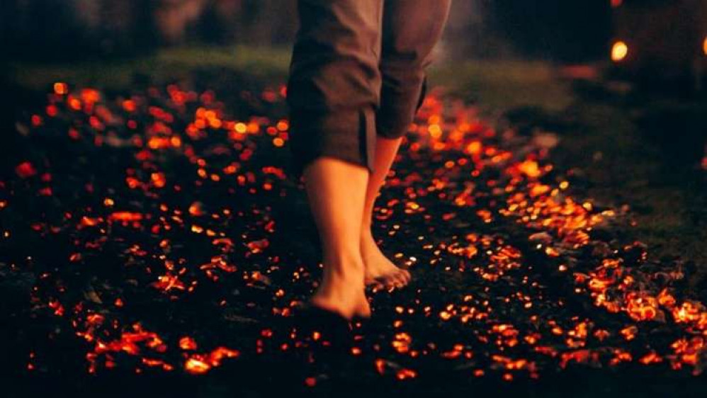 Jo is doing the firewalk to raise money for Cornwall Mind.