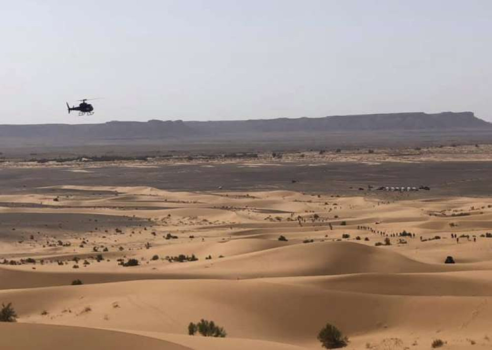 Morocco's Marathon Des Sables in the Saraha Desert, considered to be the toughest footrace on earth. CREDIT: James Bull