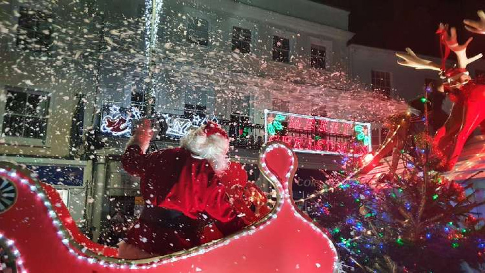 Father Christmas at the Honiton Carnival