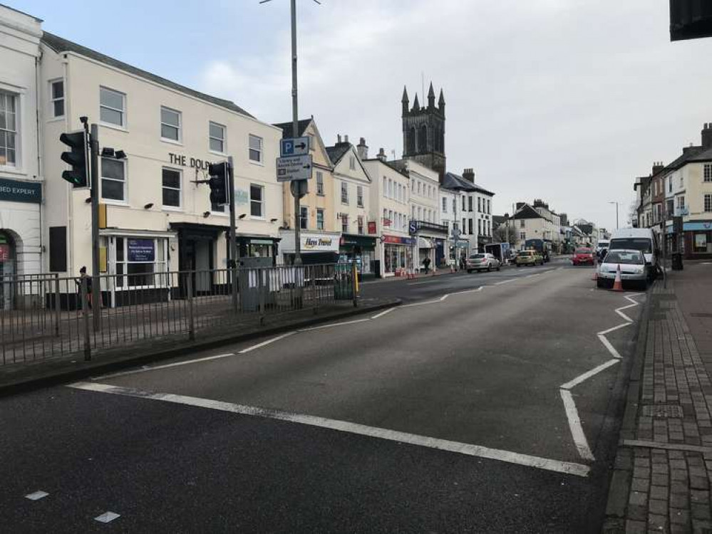 Honiton high street Honiton high street