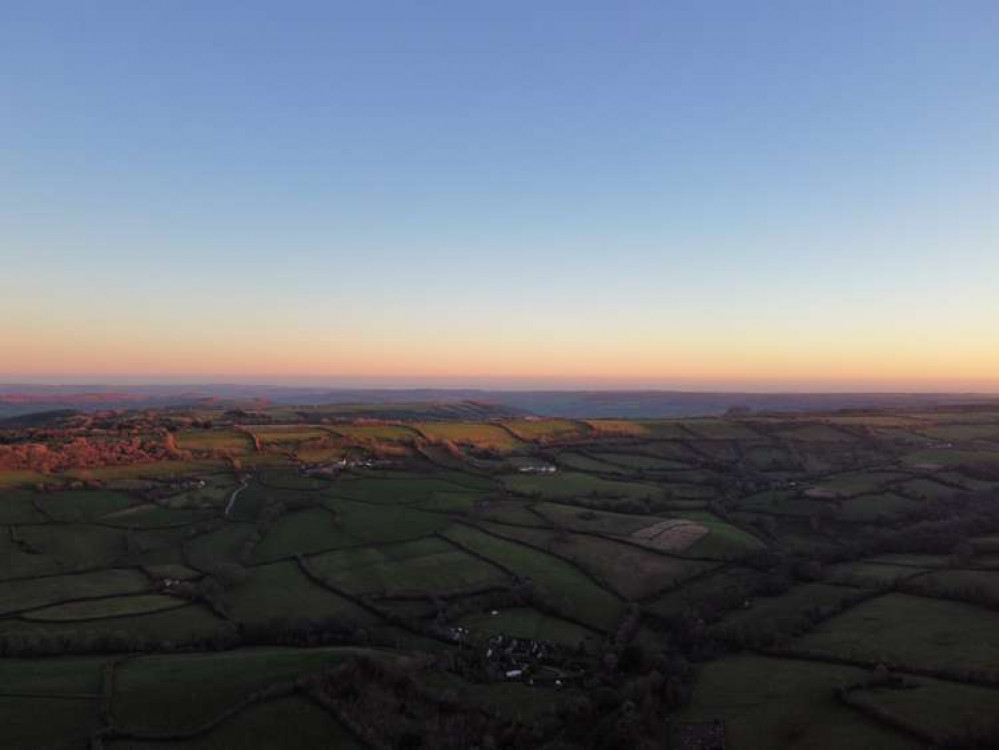 A view of the countryside outside Honiton. Credit: Jake White