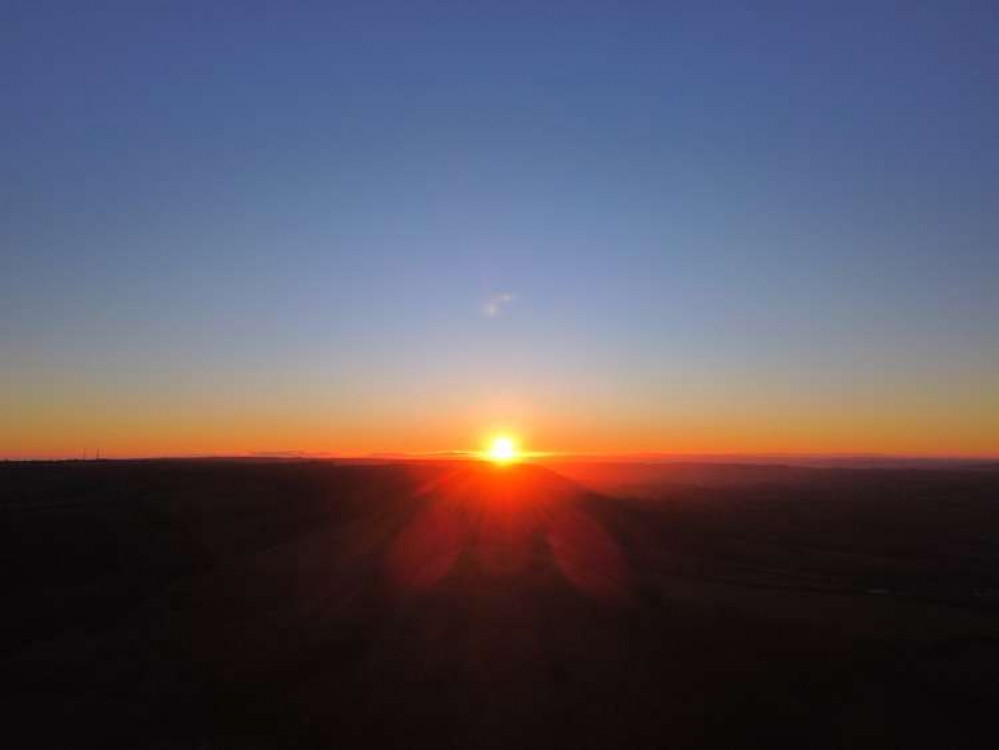 A sunset shot near Honiton. Credit: Jake White