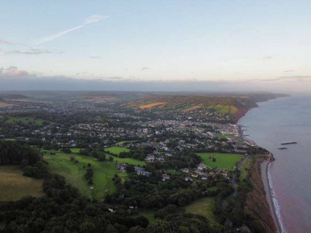 The Sidmouth coastline. Credit: Jake White