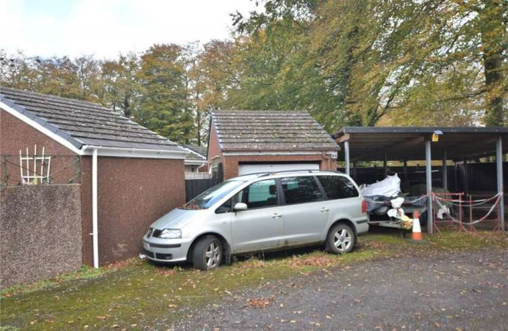 You can reach the detached garage at the rear of the property on foot (Bradleys)