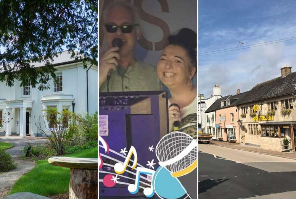 There's lots going on in Honiton this weekend! Credit L-R photos: Thelma Hulbert/Bruv's Bar