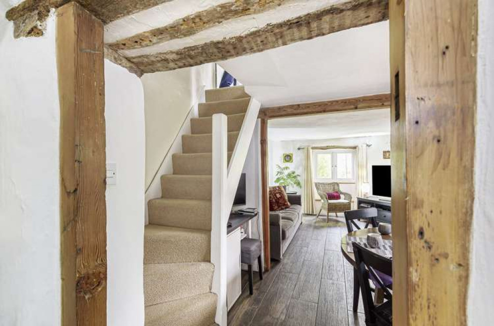 The cottage features attractive beams. Credit: Bradleys