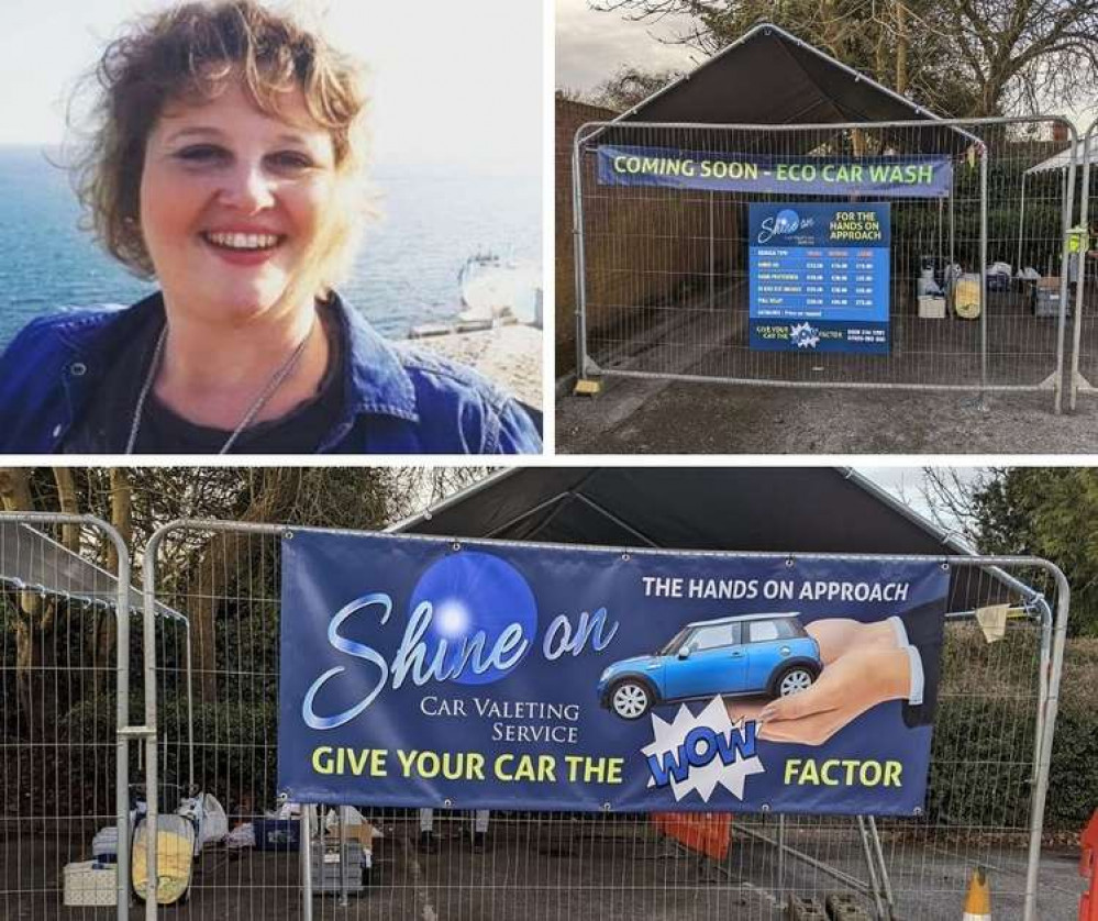 Sarah Fletcher is the owner of the business (Credit: Shine on Car Valeting)