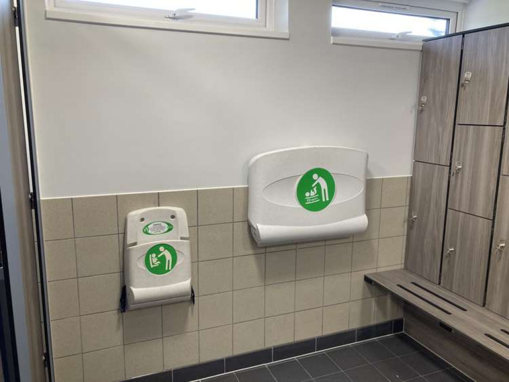 Baby changing facilities in the female changing area (Nub News, Will Goddard)