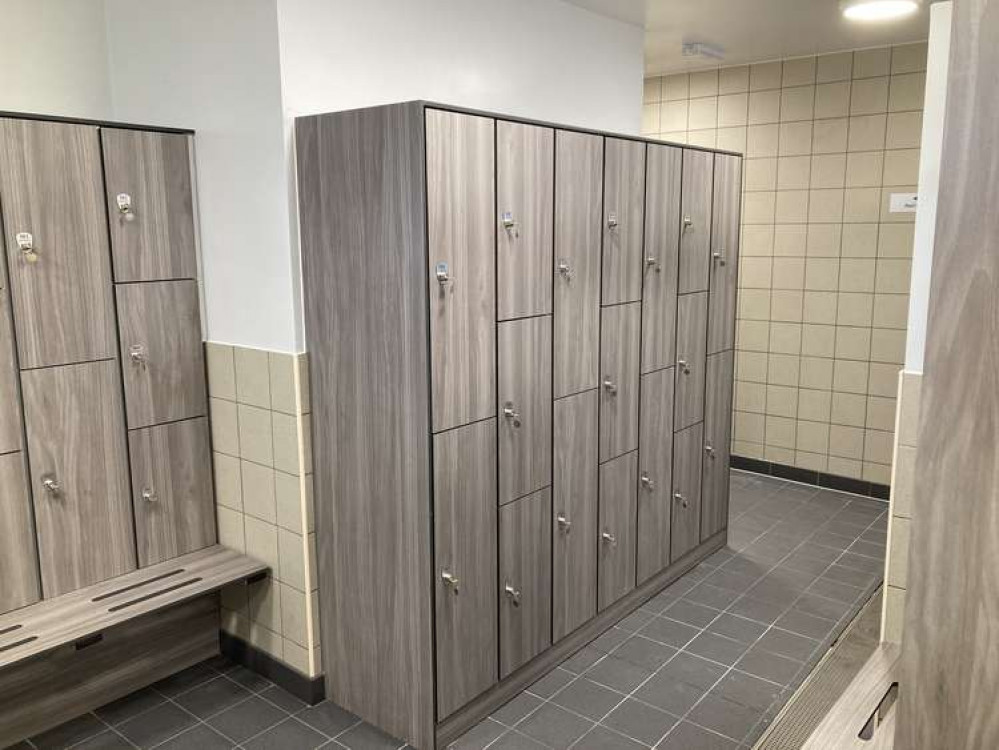 New lockers in the male changing area (Nub News, Will Goddard)