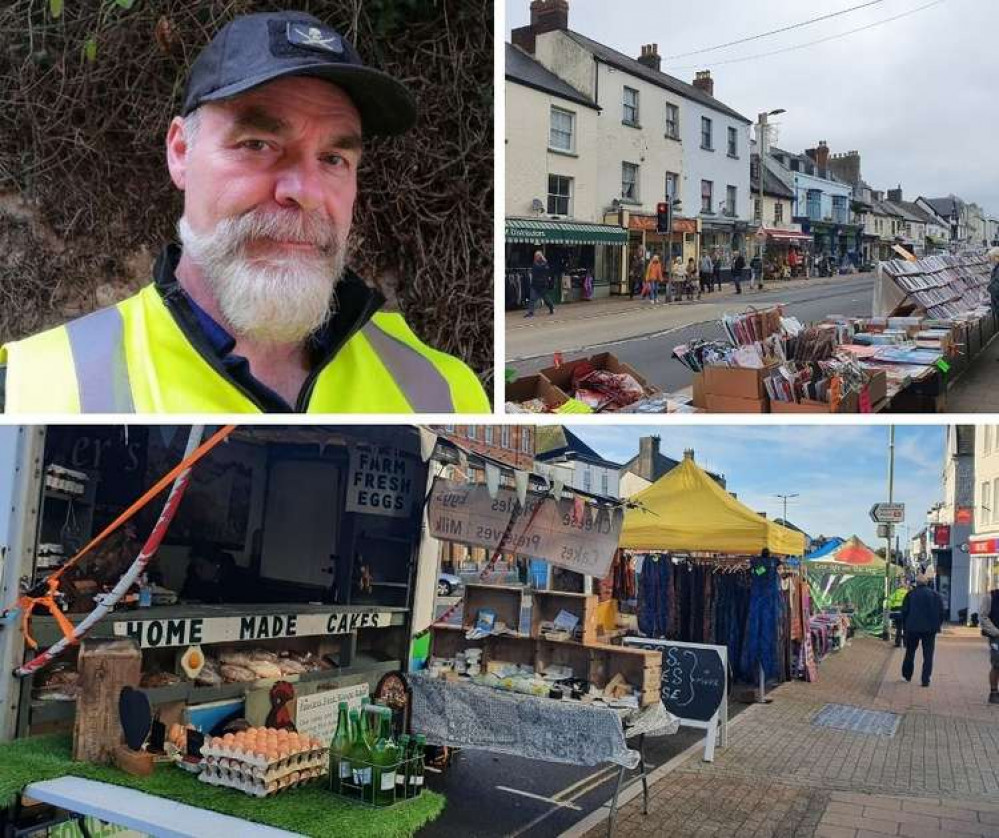 Lee Leppington is Honiton's Market Superintendent