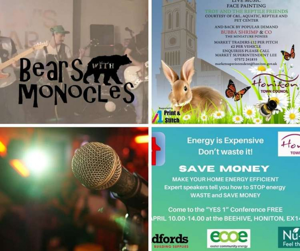 There is lots going on in Honiton this weekend!