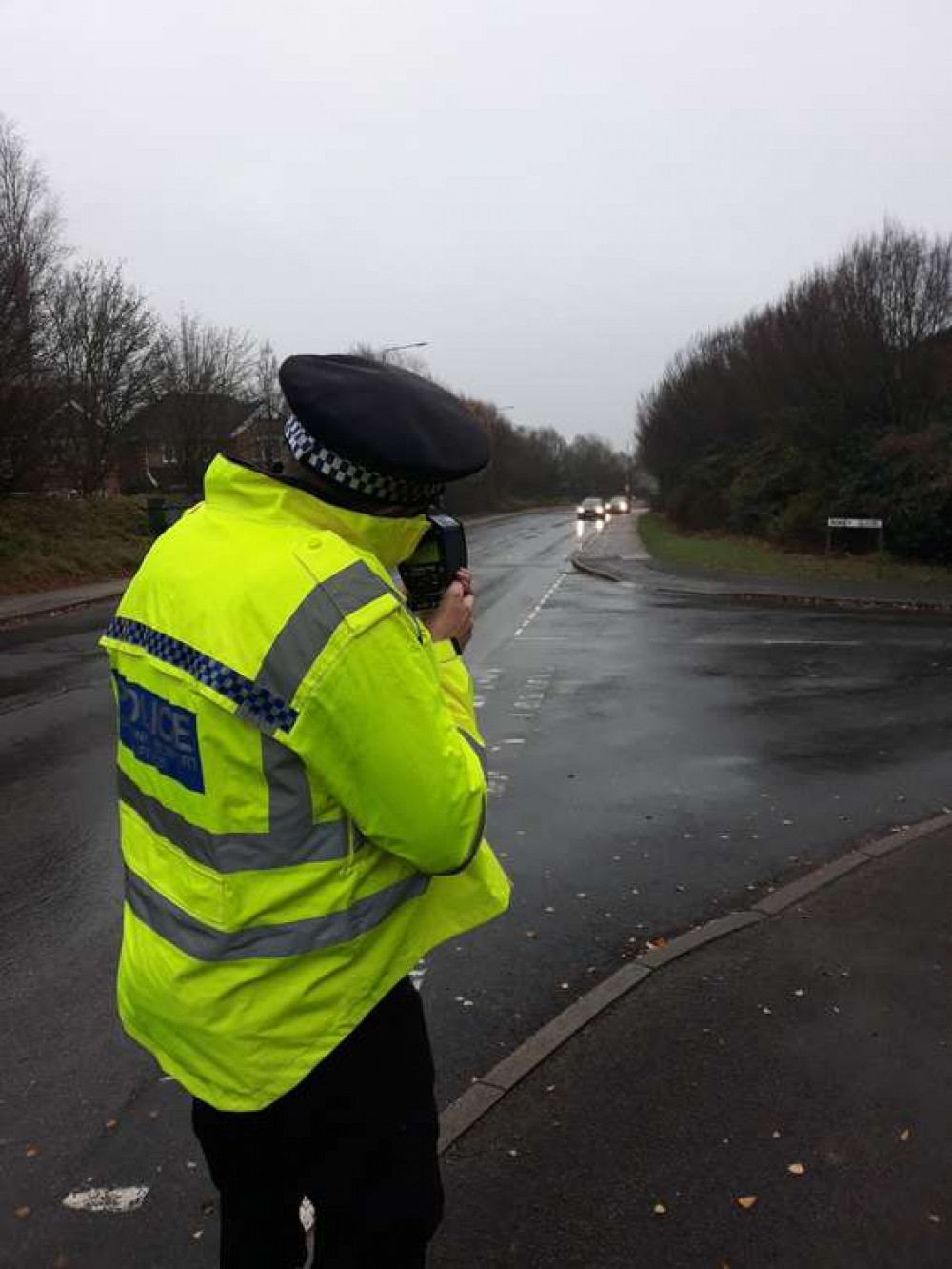 The police issued a number of tickets during the operation in Hucknall. Photo courtesy of Nottinghamshire Police.