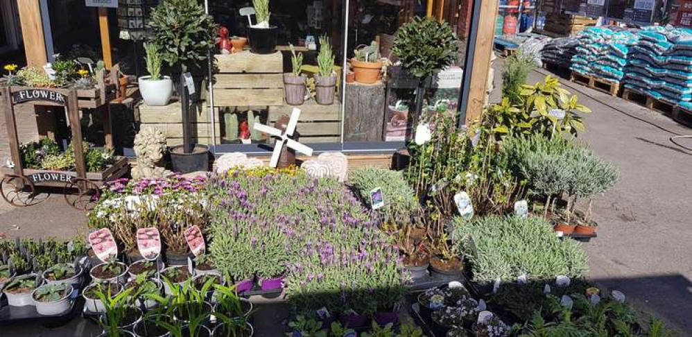 The garden centre pictured last spring. It proved popular with customers following the first lockdown in 2020. Photo courtesy of Keycraft.