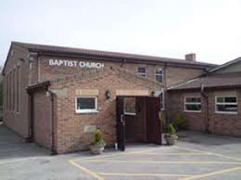 West Hucknall Baptist Church (pictured) is one of the collection points for the sleeping bags. Photo Credit: Graham Conway, West Hucknall Baptist Church.