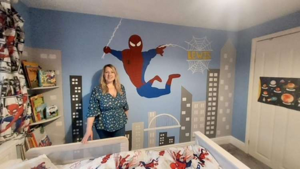 Donna Brown has started her own mural painting business to brighten up children's bedrooms. Photo courtesy of Donna Brown.