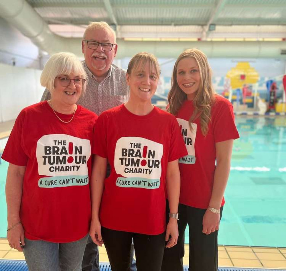 Pictured: Livvy (centre) with Dorothy Jowitt (L), Hannah Jowitt (R) and Trevor Jowitt (back). Photo courtesy of Livvy Shelton.