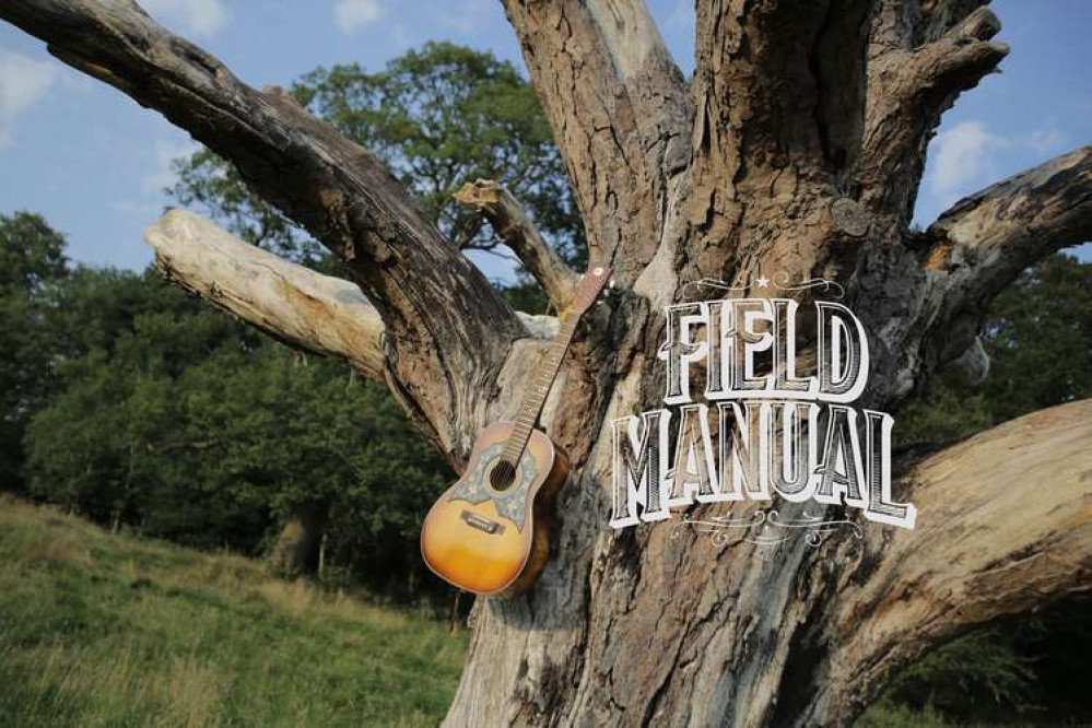 The word 'field manual' is a US term for a book used to identify plants, animals, or a guide of military techniques or protocol. (Image - Field Manual / Instagram @fieldmanualband)