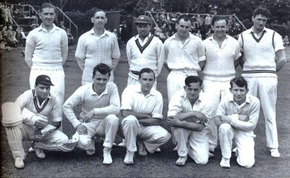 Sonny (back row, third from left) played at Ashcombe Park Cricket Club.