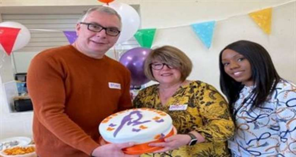 Left to right: Jacquie and Stuart Forrester Foster Carers, Sadé Liburd, Senior Practitioner Mockingbird Liaison Worker.