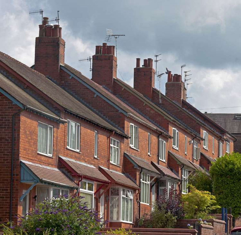 Houses on the north end of Newton_St, Macclesfield. (Image - CC Daniel Case Unchanged bit.ly/3y9eGm2)