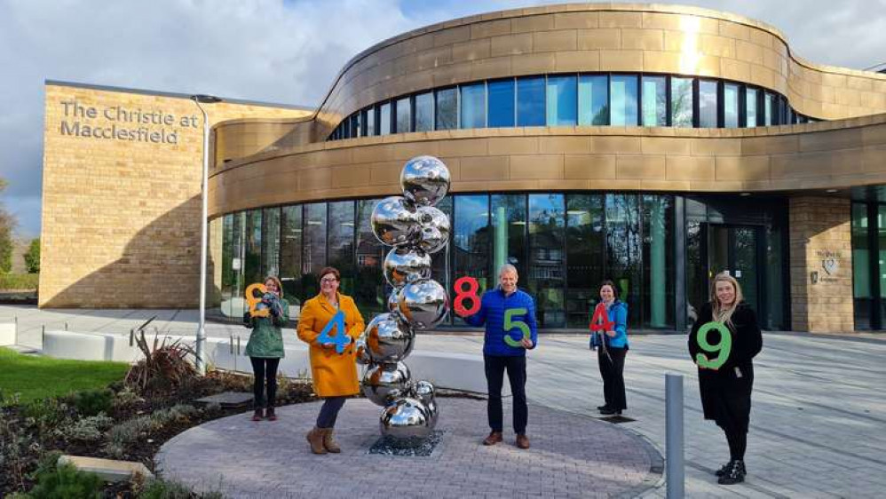 AstraZeneca have also donated tens of thousands to The Christie Macclesfield. Pictured is their campus on the end of Fieldbank Road.