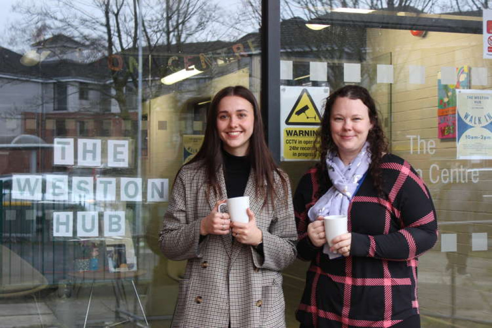 Macclesfield: Phoebe and Kim welcome you to The Weston Hub Café.