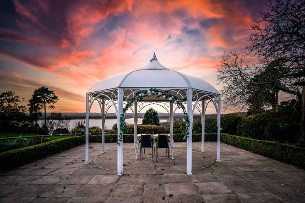 Rutland Hall Hotel and Spa bandstand at sun set (image courtesy of Rutland Hall Hotel)