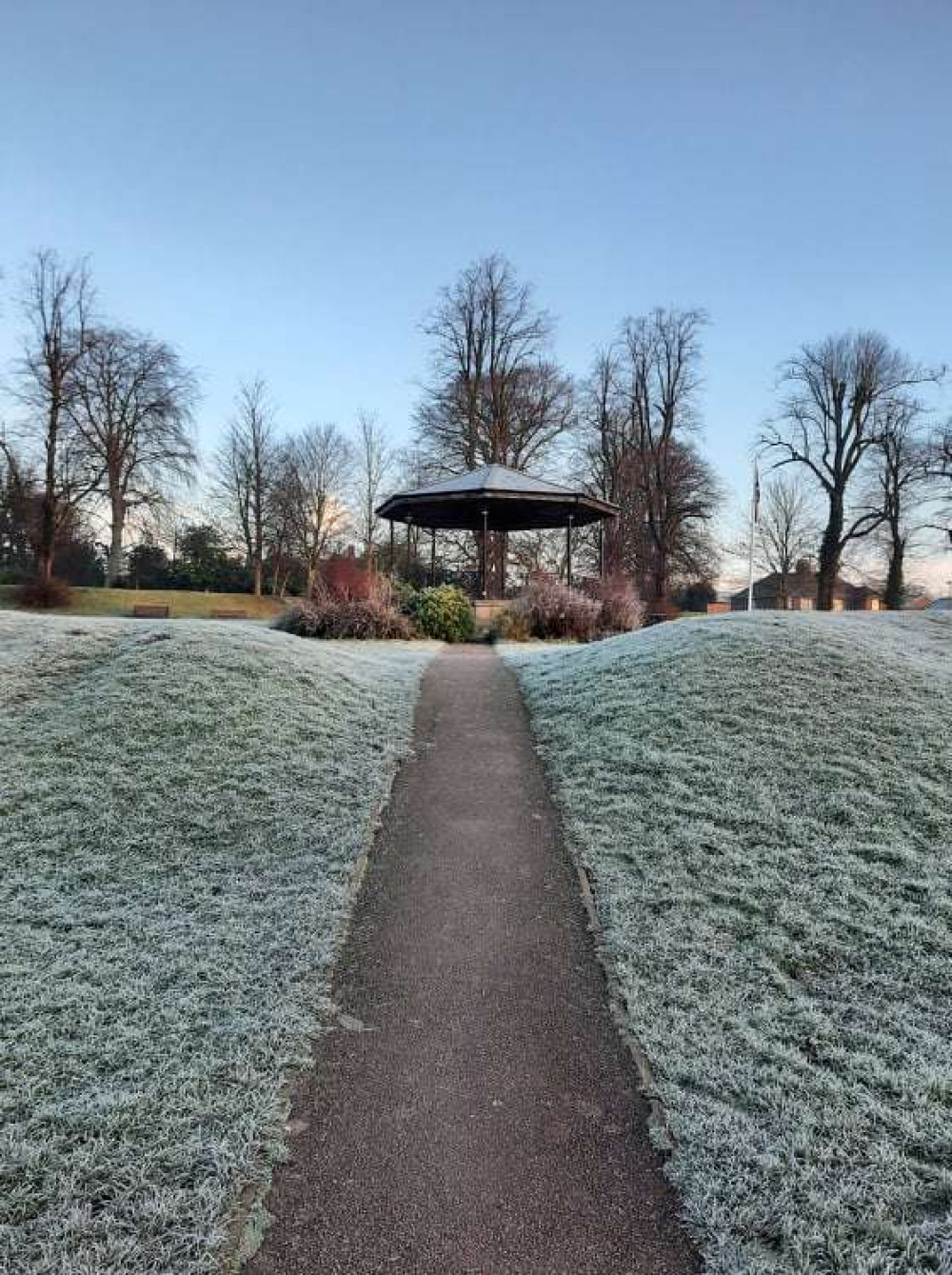 Cutts Close bandstand, where the Town Crier contest will take place in April