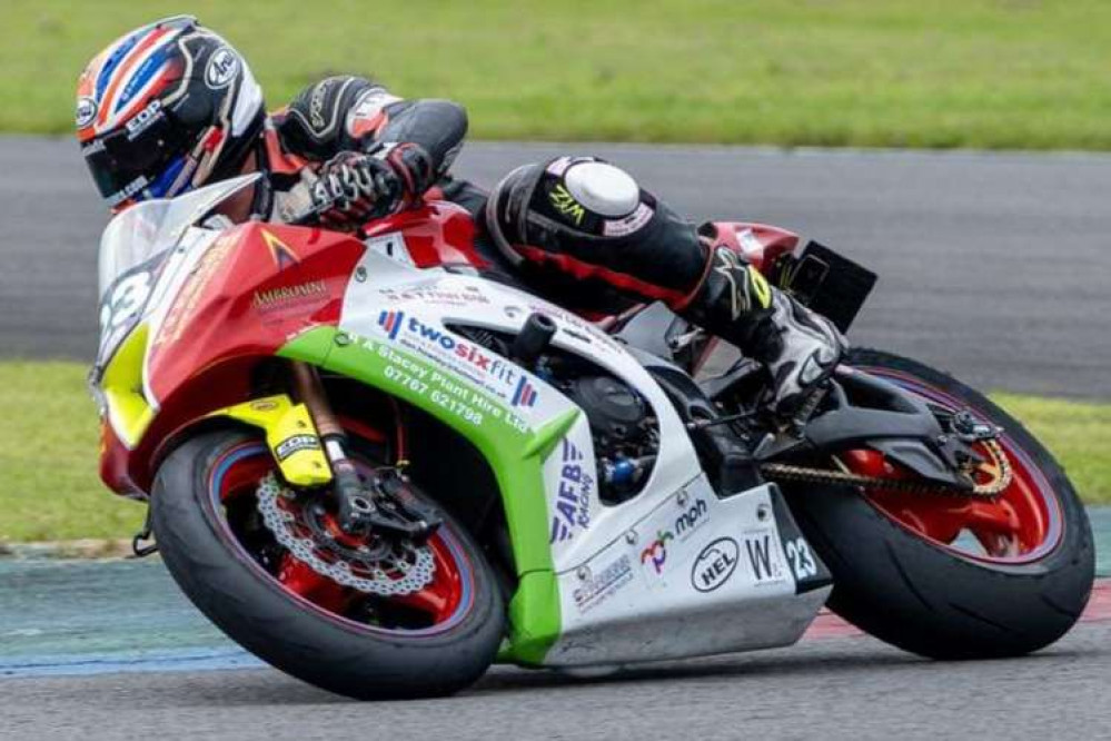 Damon Smith in action at Pembrey Damon Smith in action at Pembrey