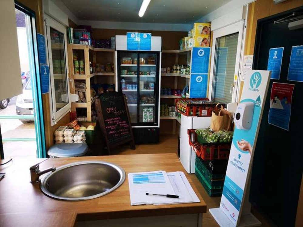 The Food Pod was initially set up in August 2021. (Image credit: Cllr Lis Burnett)