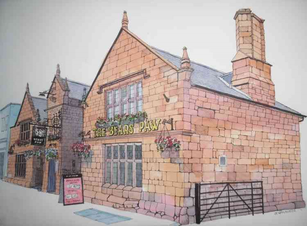 The Bear's Paw pub, by John Graven The Bear's Paw pub, by John Graven
