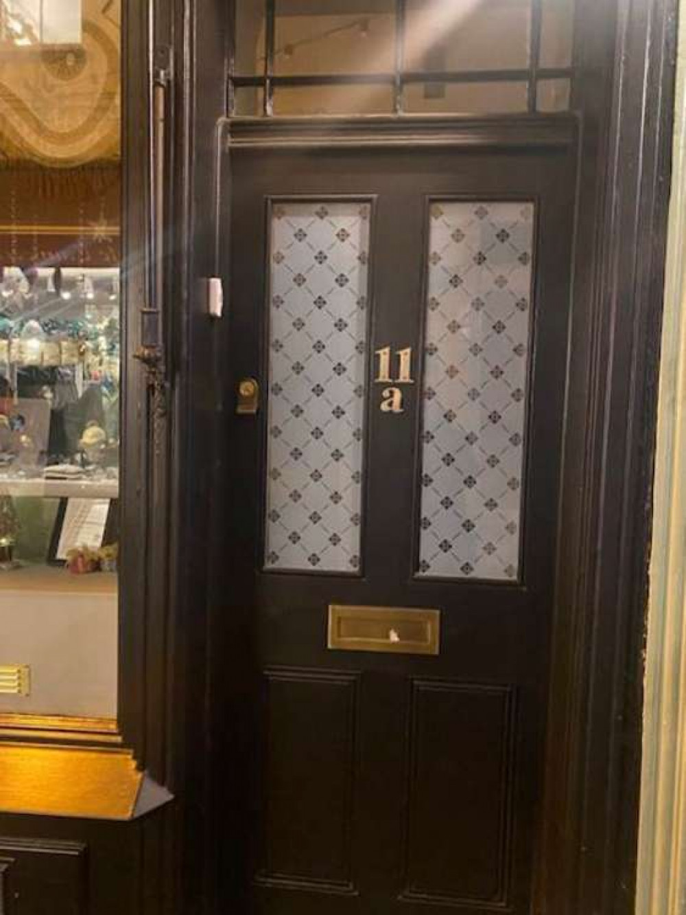 Ted Lasso's fictional front door on paved court, Richmond. Ted Lasso's fictional front door on paved court, Richmond.