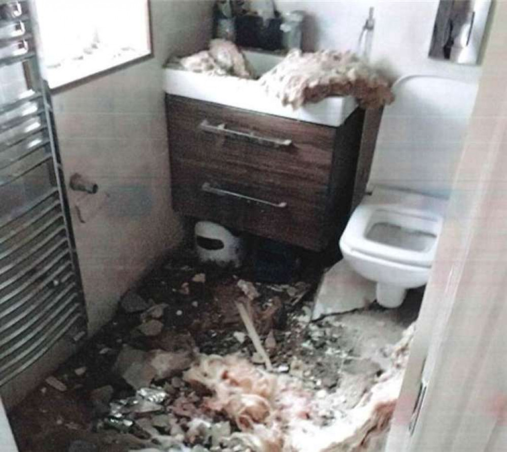 The bathroom is unusable. Credit Richmond Council. The bathroom is unusable. Credit Richmond Council.