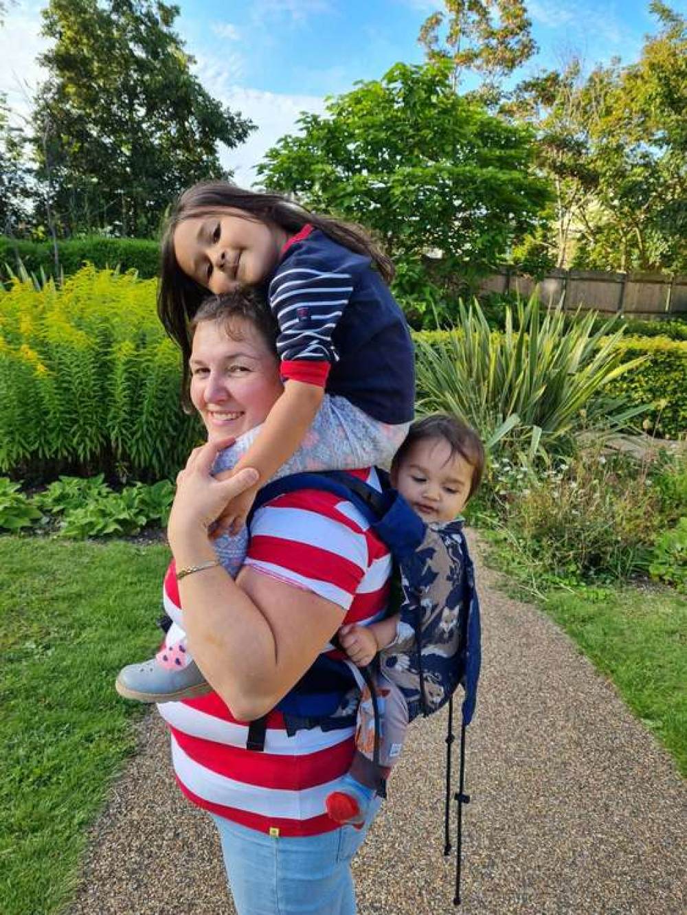 Bridget with her children, eliott, 1, and Eloise, 4. Credit: family handout. Bridget with her children, eliott, 1, and Eloise, 4. Credit: family handout.
