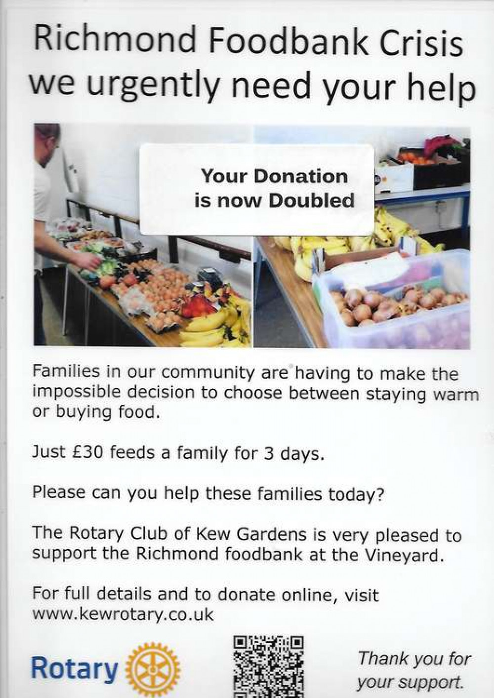 Richmond Foodbank Crisis Appeal Richmond Foodbank Crisis Appeal